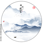 线条纹理饰画