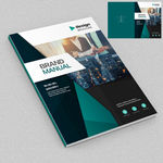 黑色沉稳宣传册封面