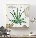 现代北欧小清新植物装饰画