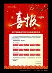 中国风古典高考喜报