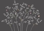 新中式手绘竹子花鸟背景墙.