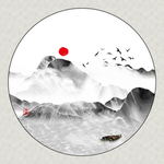 山水挂画