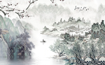 新中式背景墙