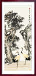 松鹤延年装饰画