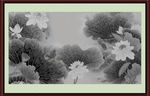 国画荷花