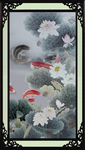 国画荷花