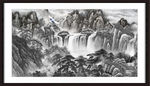 中堂画山水