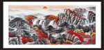 中堂画山水