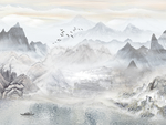 水墨山水 禅意山水  新中式