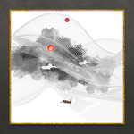 山水壁画