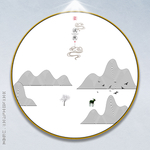 无框画