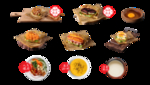美食 粥 豆奶 汉堡 薯条