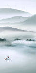 现代山水画玄关图 TIF分层