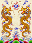 双龙戏珠玄关