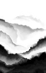 抽象意境水墨画