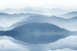 新中式山水画