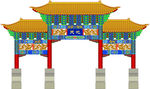 仿古牌楼牌坊