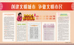 创文明城展板海报