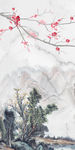 花鸟中式山水画 TIF分层