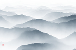 水墨山水背景