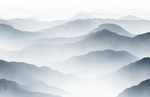 中式水墨山水