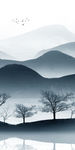 新品轻奢山水画 TIF分层