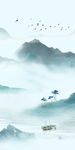 新款 山水画玄关 TIF分层