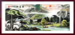 中国风山水装饰画