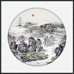 山水国画