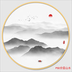 禅意山水画