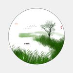 圆形装饰画