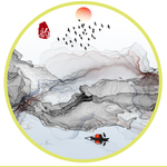 抽象山水