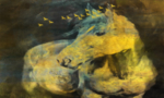 抽象油画