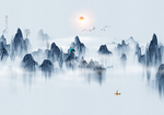 新中式山水画