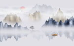 水墨山水画