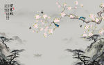 高档 山水水墨国画 TIF分层