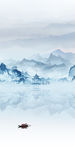 小清新山水风景玄关 TIF分层