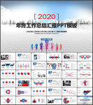 年终总结工作汇报PPT模板
