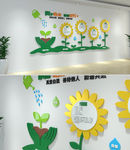 医院学校社区心理咨询室文化墙