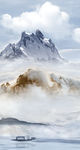 大气 玄关新山水画 tif分层