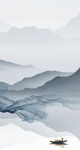 中式玄关新山水画 tif分层
