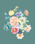 手绘花