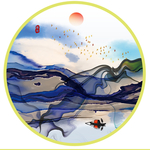抽象山水