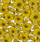 矢量鲜花 卡通花型 大喇叭花