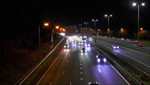 车流车水马龙夜晚城市公路