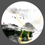 泼墨画