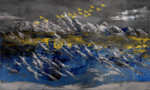 抽象油画