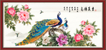 孔雀牡丹图 鸟语花香