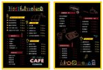 黑色饮品菜单