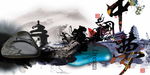 水墨中国 背景画
